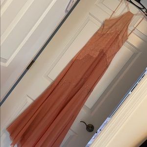 BCBG mermaid beaded gown size 0